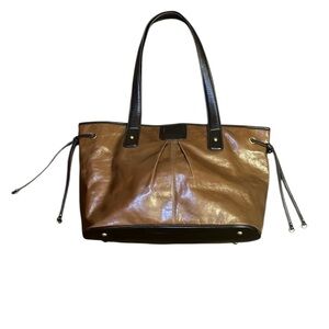 Tignanello Brown Leather Tote Bag